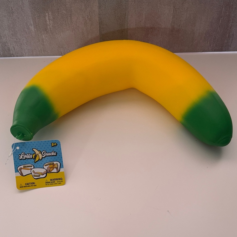 Lilly Snacks squeeze Banana  stress toy